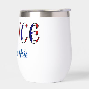 France in French Flag Colours Personalised