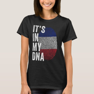 France It's In My DNA Cute French Fingerprint Fran T-Shirt