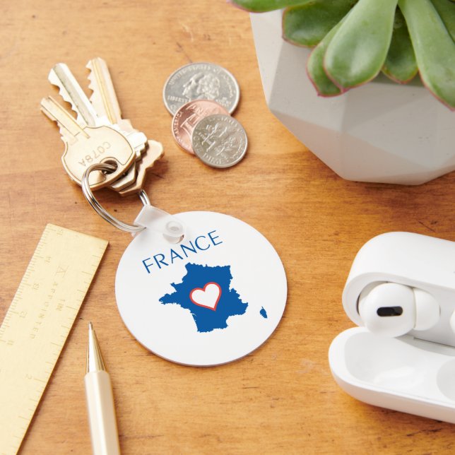 France Key Ring (Desk)