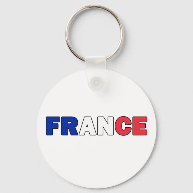 France Key Ring (Front)