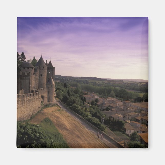 FRANCE, Languedoc Carcassonne 2 Magnet (Front)