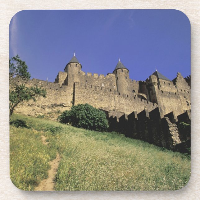 FRANCE, Languedoc Carcassonne Coaster (Front)