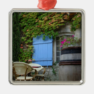 France, Les Baux de Provence, cafÃ© patio Metal Ornament