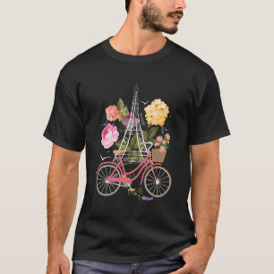 France Love Eiffel Tower Paris Francophile T-Shirt