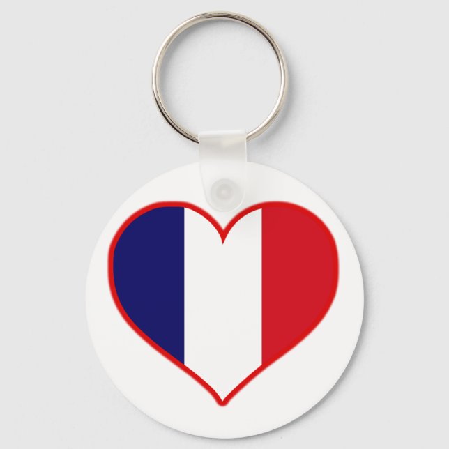 France Love Key Ring (Front)