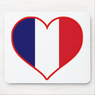 France Love Mouse Pad