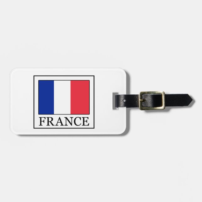 France Luggage Tag (Front Horizontal)