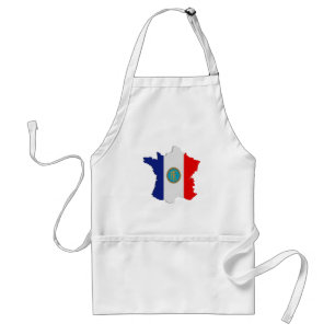 France map standard apron