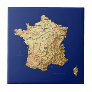 France Map Tile