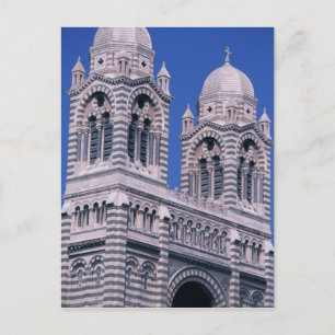 France, Marseille, Provence. Cathedral de la Postcard