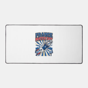 France Match Day Skeleton Striker Nations High Ene Desk Mat