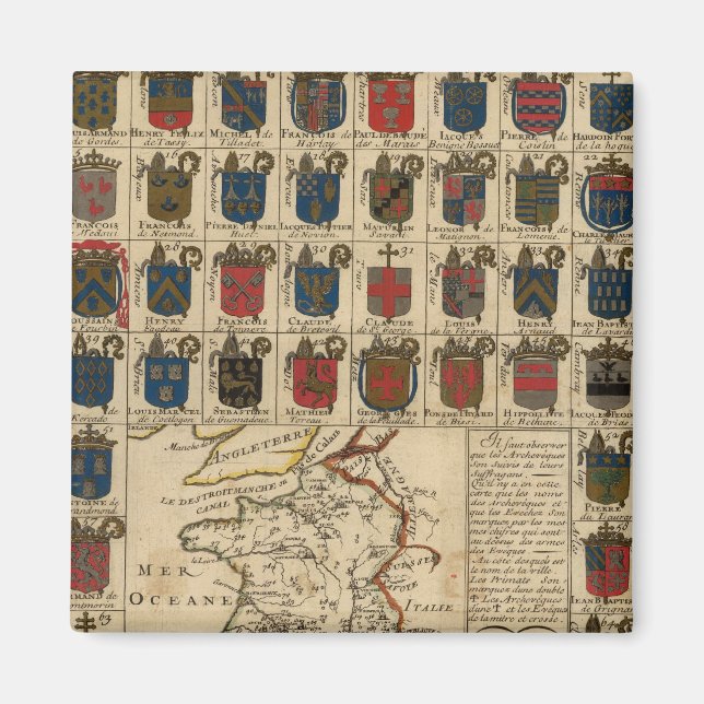 France Military Magnet (Front)