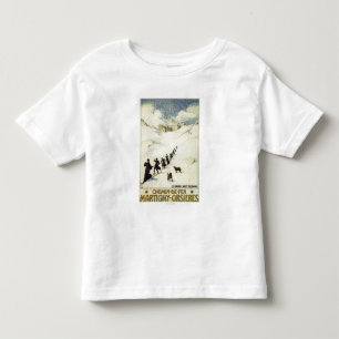 France - Monks Skiing Toddler T-Shirt