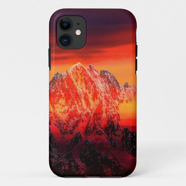France Mont Blanc Cable Car Case-Mate iPhone Case (Back)