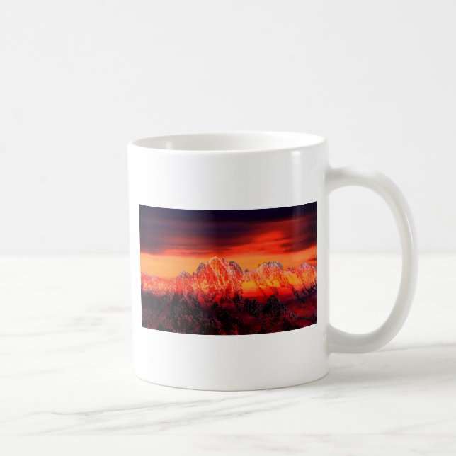 France Mont Blanc Cable Car Coffee Mug (Right)