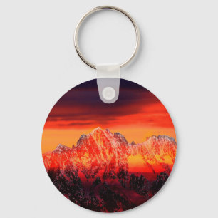 France Mont Blanc Cable Car Key Ring