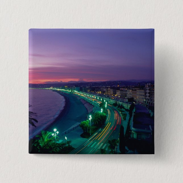 France, Nice. 15 Cm Square Badge (Front)