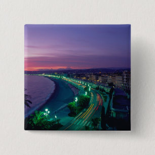 France, Nice. 15 Cm Square Badge