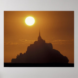 France, Normandy. Mont Saint Michele Poster
