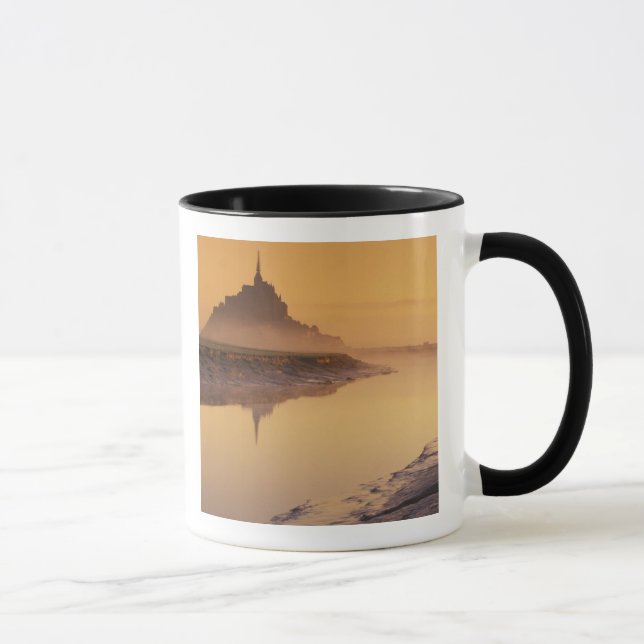 FRANCE, Normandy Mont St. Michel. Morning Light Mug (Right)