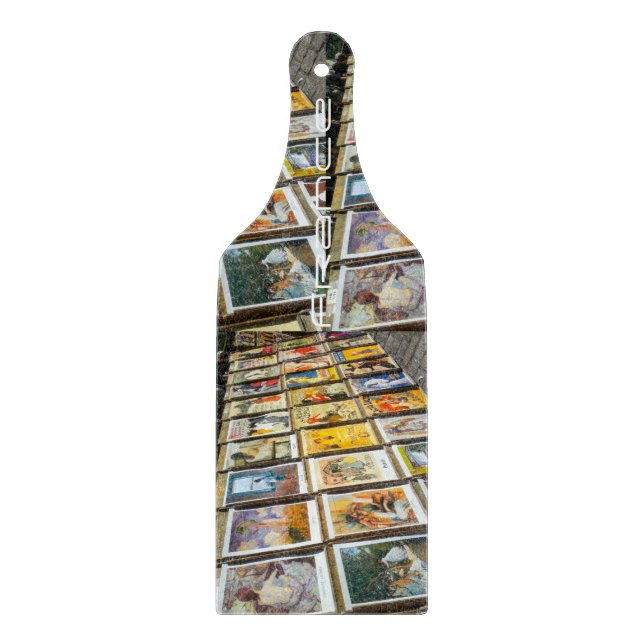 France Paris Cityscape Montmartre Area Art Sale Cutting Board (Front)
