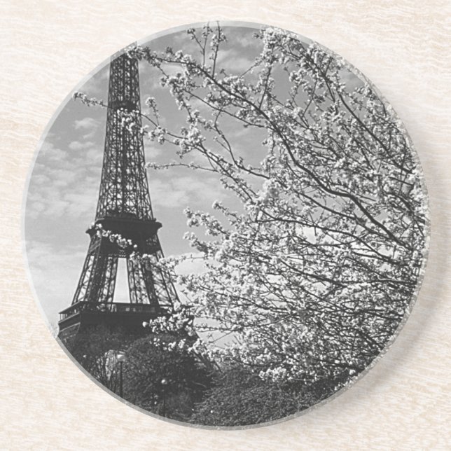 France Paris Eiffel tour 1970 Coaster (Front)