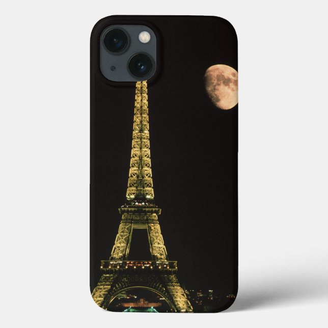 France, Paris. Eiffel Tower at night with Case-Mate iPhone Case (Back)
