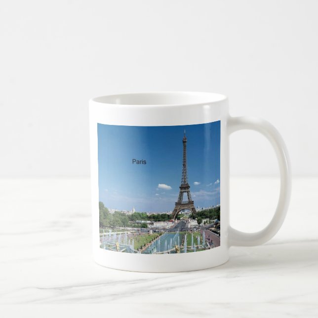 France Paris Eiffel Tower (by St.K) Coffee Mug (Right)