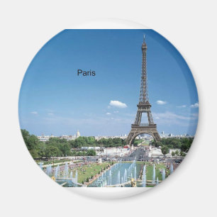 France Paris Eiffel Tower (by St.K) Magnet