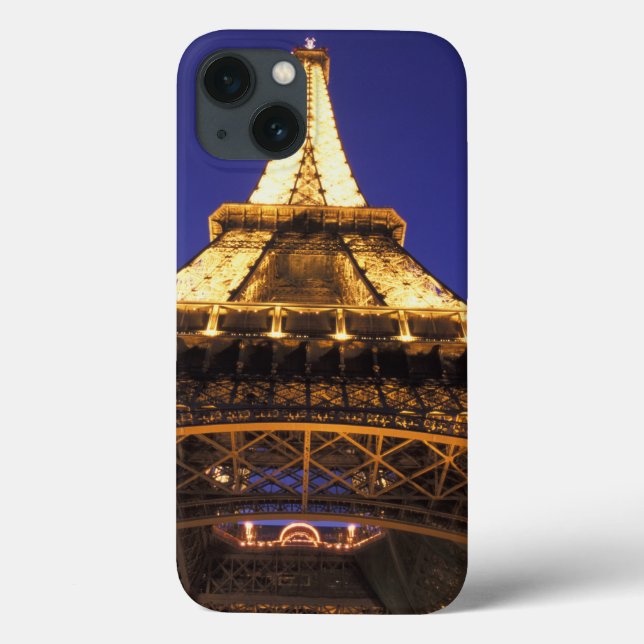 FRANCE, Paris Eiffel Tower, evening view Case-Mate iPhone Case (Back)