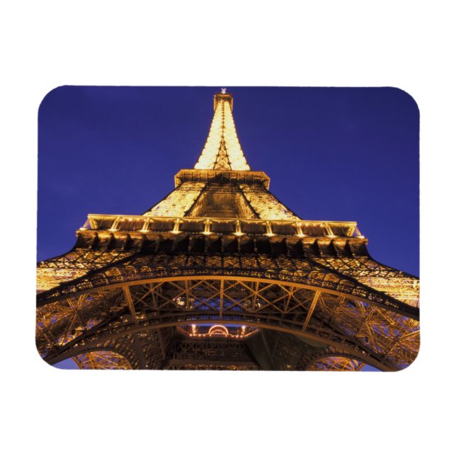 FRANCE, Paris Eiffel Tower, evening view Magnet (Horizontal)