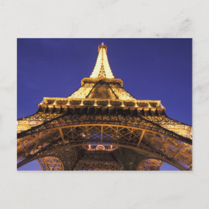 FRANCE, Paris Eiffel Tower, evening view Postcard