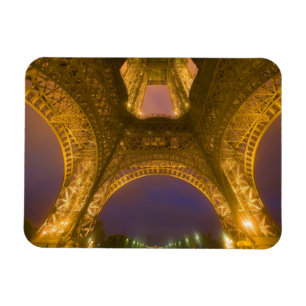 France, Paris. Eiffel Tower illuminated at 2 Magnet