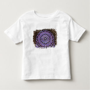 France, Paris. Interior detail of stained glass Toddler T-Shirt