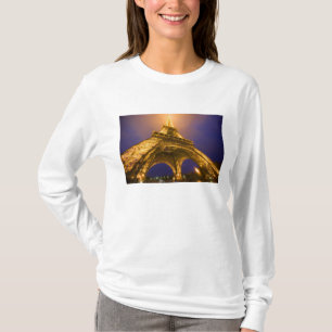 France, Paris. Looking up from base of Eiffel T-Shirt