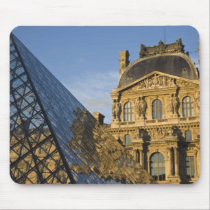 France, Paris, Louvre Museum and the Pyramid, Mouse Pad