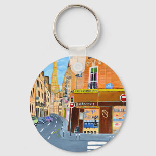France, Paris,Rue Dominique Key Ring