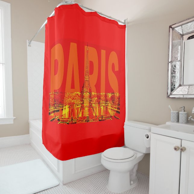 France Paris   Shower Curtain (In Situ)