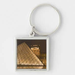 France, Paris. The Louvre at twilight. Credit 2 Key Ring