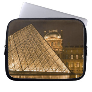 France, Paris. The Louvre at twilight. Credit 2 Laptop Sleeve