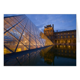 France, Paris. The Louvre at twilight. Credit 3