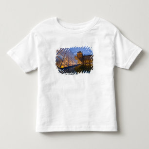 France, Paris. The Louvre at twilight. Credit 3 Toddler T-Shirt