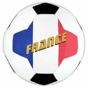 France Patriotic Football & French Flag Soccer Ball