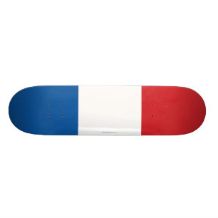 France Plain Flag Skateboard