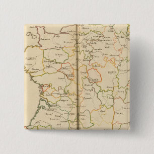 France President 15 Cm Square Badge