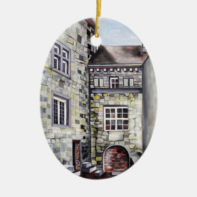France Provenance Liege Belgium Architecture Ceramic Ornament (Front)
