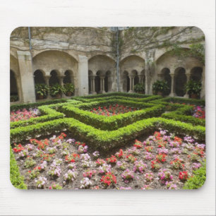 France, Provence, St. Remy-de-Provence. Garden Mouse Pad