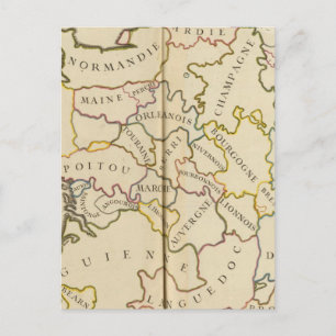 France, Providences and Boundaries Postcard