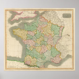 France, provinces 2 poster