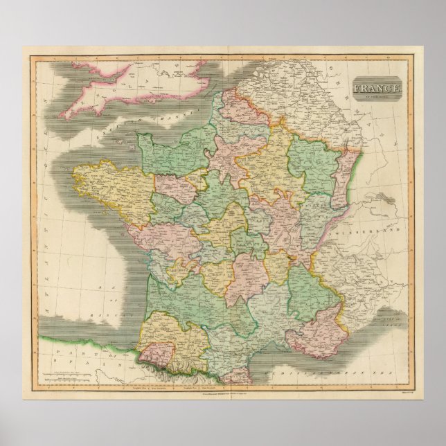 France, provinces 2 poster (Front)